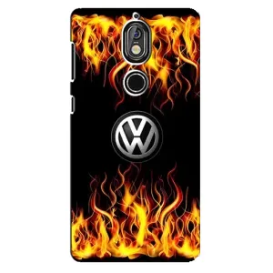 Чохол "Фольксваген" для Nokia 7 (Вогняний Лого)