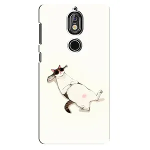 Чехол на тематику: Коты для Nokia 7 (Отдых)