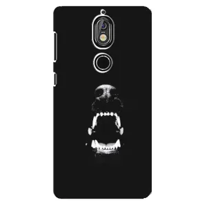 Чехол ДОБЕРМАН для Nokia 7 (Пасть добермана)