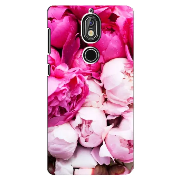 Чехол с рисунком «Пионы» для Nokia 7 Чехол с рисунком «Пионы» для Nokia 7