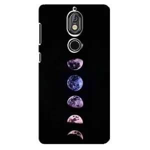 Чехол (ТПУ) с планетами на Nokia 7 (Плнеты)