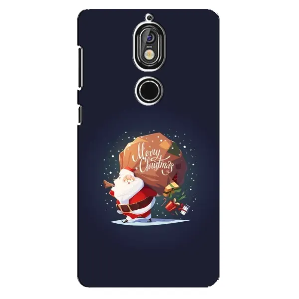 Чехол с рисунком «Подарки от Санты» для Nokia 7 Чехол с рисунком «Подарки от Санты» для Nokia 7
