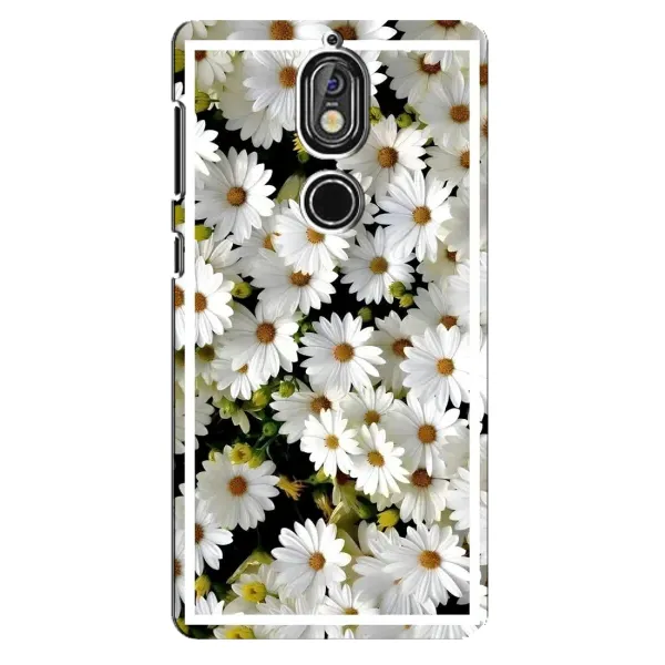 Чехол с рисунком «Рамка в ромашках» для Nokia 7 Чехол с рисунком «Рамка в ромашках» для Nokia 7