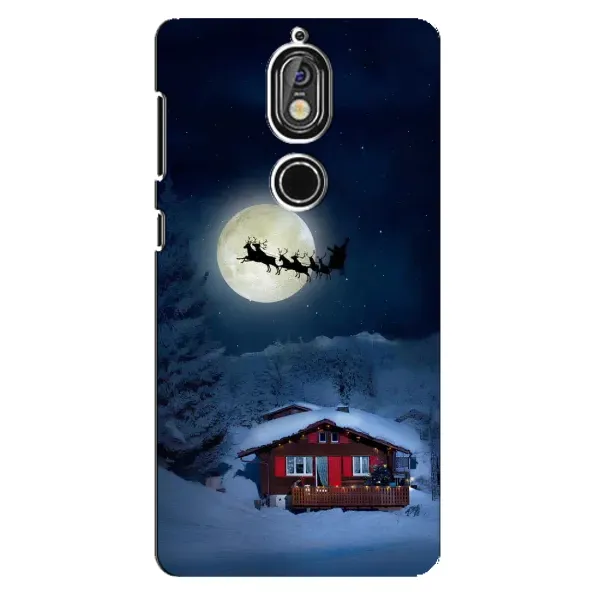 Чехол с рисунком «Санта» для Nokia 7 Чехол с рисунком «Санта» для Nokia 7