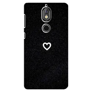 Чехлы с тематикой "Маленькие Сердечки" на Nokia 7 (Сердечко)