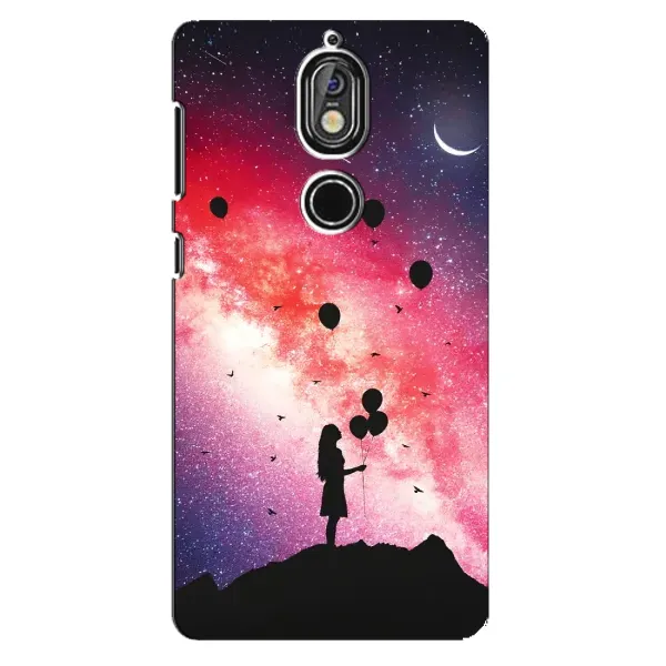 Чехол с рисунком «Шарики в небе» для Nokia 7 Чехол с рисунком «Шарики в небе» для Nokia 7