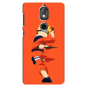 Чехлы с принтом Наруто на Nokia 7 (Силуэт Наруто)