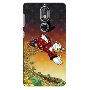 Силиконовый чехол для Nokia 7 (Скрудж Луи Виттон)