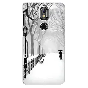 Чехлы на Новый Год Nokia 7 (Снегом замело)