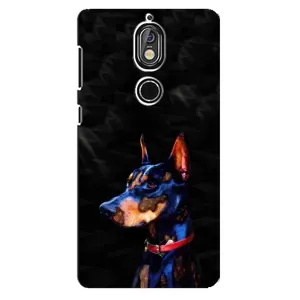 Бампер для Nokia 7 с картинкой "Песики" (Собака Мопс)