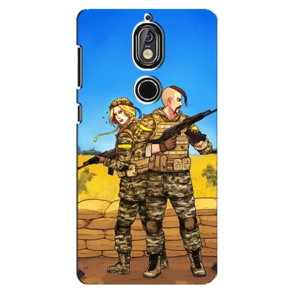 Чехол с рисунком «Солдаты ЗСУ» для Nokia 7 Чехол с рисунком «Солдаты ЗСУ» для Nokia 7