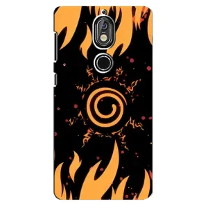 Купить Чехлы на телефон с принтом Anime для Nokia 7 (Солнце Наруто)