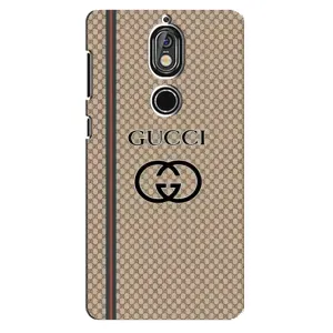Чехлы Бренд GUCCI для Nokia 7 (Стиль Гуччи)