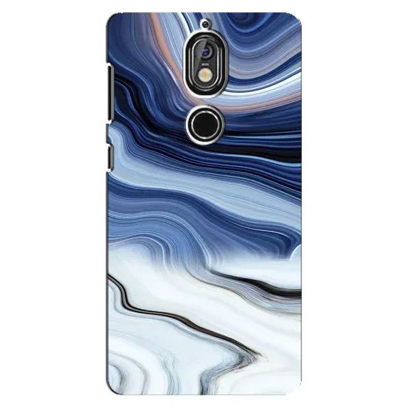 Чехол с рисунком «Светлый мрамор» для Nokia 7 Чехол с рисунком «Светлый мрамор» для Nokia 7