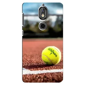 Чохли з прінтом Спортивна тематика для Nokia 7 (Тенісний корт)