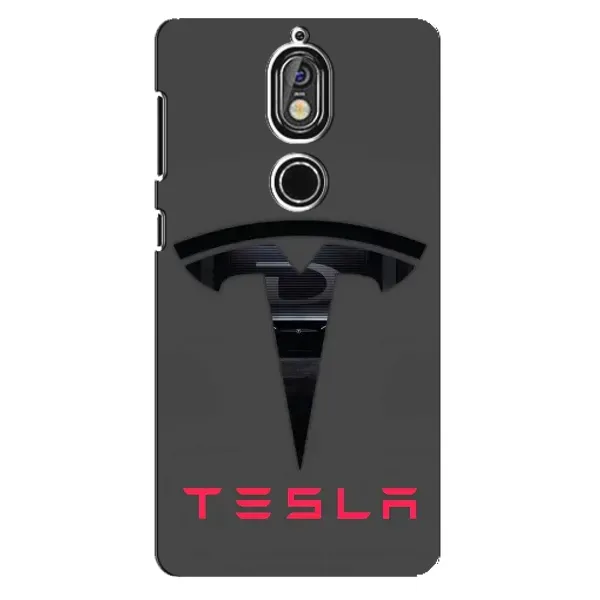 Чехол с рисунком «Logo TESLA» для Nokia 7