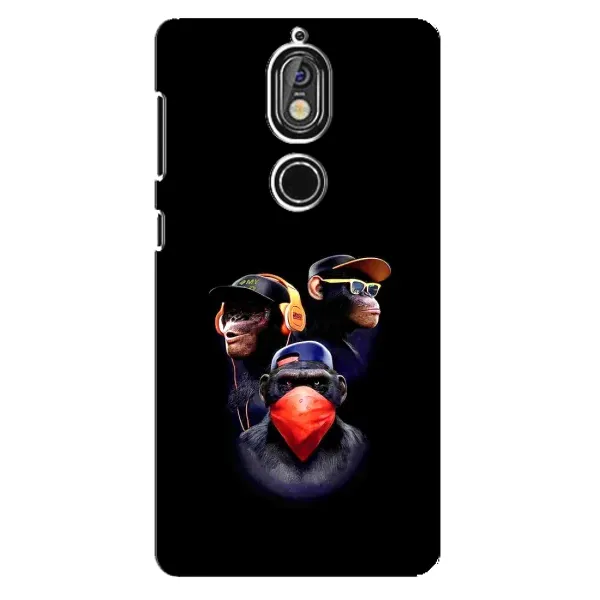 Чехол с рисунком «Три обезьяны» для Nokia 7
