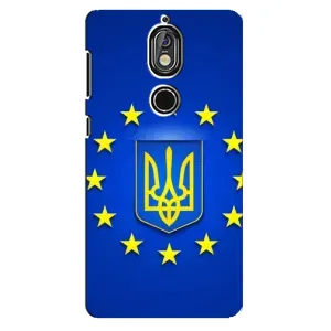Чехол с Украинской символикой на Нокиа 7 (Украина это Европа)