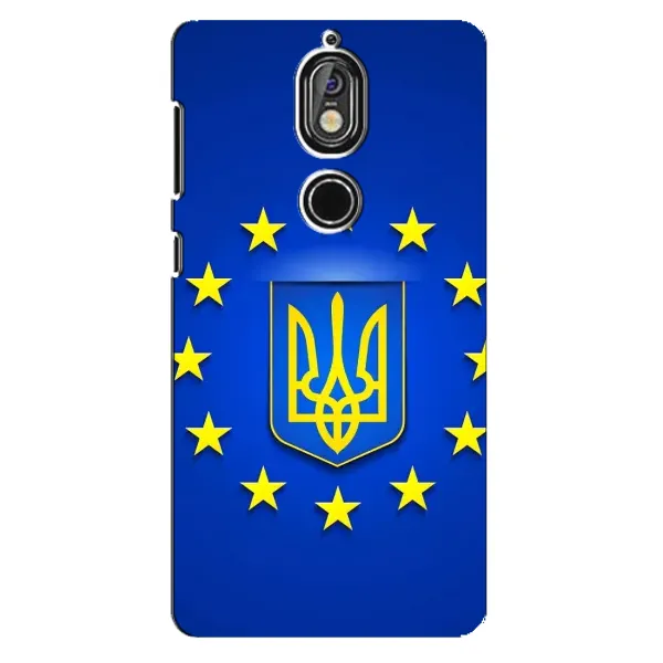 Чехол с рисунком «Украина это Европа» для Nokia 7 Чехол с рисунком «Украина это Европа» для Nokia 7