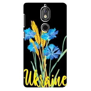 Чехол на Nokia 7 Украинский дизайн (Ukraine в цветочках)