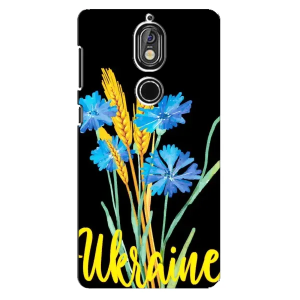 Чехол с рисунком «Ukraine в цветочках» для Nokia 7 Чехол с рисунком «Ukraine в цветочках» для Nokia 7