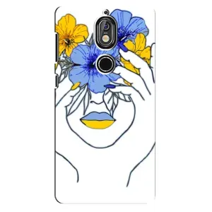 Чехол на Nokia 7 Украинский дизайн (Украинка на всю голову)