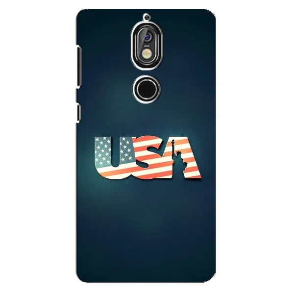 Чехол с рисунком «USA» для Nokia 7 Чехол с рисунком «USA» для Nokia 7