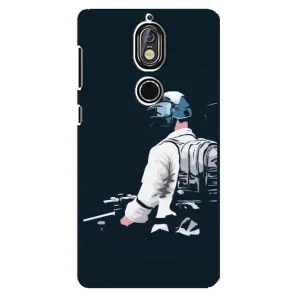 Чохол з картинкою "Герой Pubg" на Nokia 7 (В екіперівці)