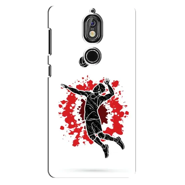 Чехол с рисунком «Волейболист» для Nokia 7 Чехол с рисунком «Волейболист» для Nokia 7