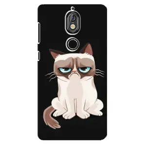 Чехол на тематику: Коты для Nokia 7 (Взгляд кота)