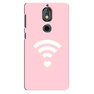 Силиконовые Чехлы Любимому человеку для Nokia 7 (WiFi Love)