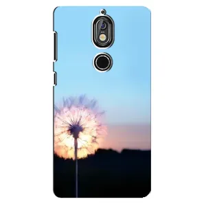 Силіконовий Чохол з кульбабками на Nokia 7 (Захід з кульбабкою)