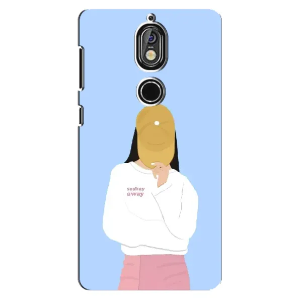 Чехол с рисунком «Желтая кепка» для Nokia 7