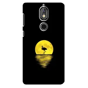 Летний Чехол на Nokia 7 (Желтый Закат)