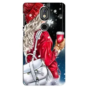 Чехлы на Новый Год Nokia 7 (Зима пришла)