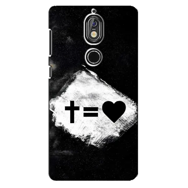 Чехол с рисунком «Значки 2» для Nokia 7