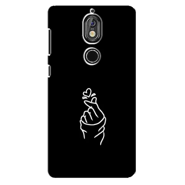 Чехол с рисунком «Знак Сердечка» для Nokia 7 Чехол с рисунком «Знак Сердечка» для Nokia 7