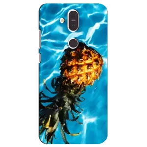 Чехол с изображением вкусной еды для Nokia 8.1 , Nokia 8 2018 (Ананас)