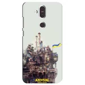 Чехлы на военную тематику для Nokia 8.1 , Nokia 8 2018 (Азовсталь)