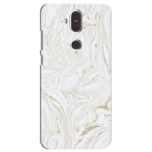 Чехол с рисунком «белый мрамор» для Nokia 8.1 (2018) Чехол с рисунком «белый мрамор» для Nokia 8.1 (2018)