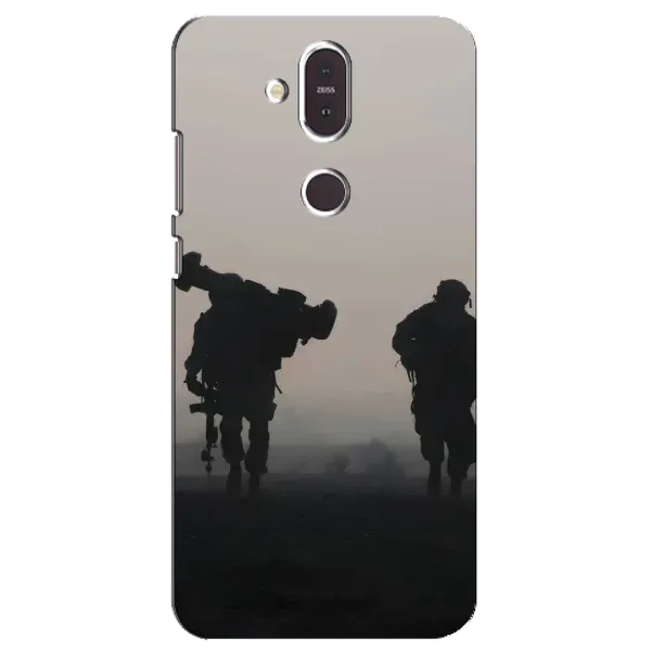 Чехол с рисунком «Бой солдат» для Nokia 8.1 (2018)