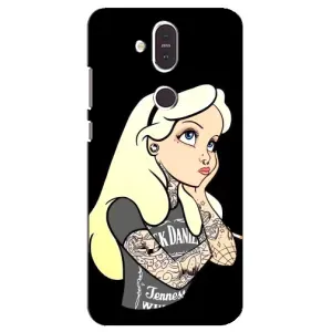 Чохол Стильні дівчата на Nokia 8.1 , Nokia 8 2018 (Дівчина образилася)
