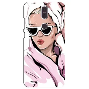 Чохол з картинкою Модні Дівчата Nokia 8.1 , Nokia 8 2018 (Дівчина в халаті)