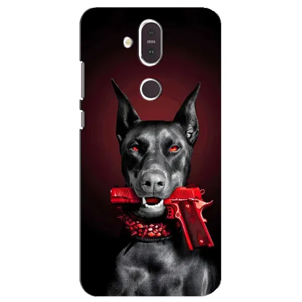 Чохол з малюнком «Доберман злий» для Nokia 8.1 (2018) Чохол з малюнком «Доберман злий» для Nokia 8.1 (2018)