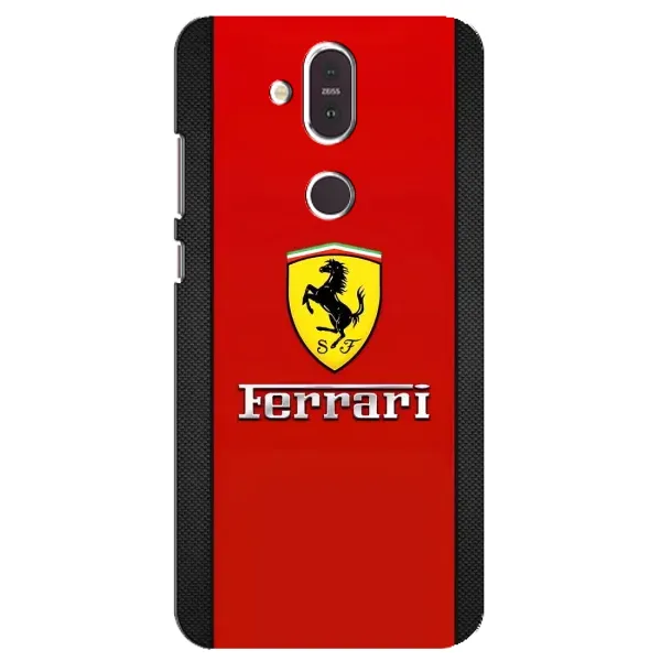 Чехол с рисунком «Ferrari Logo» для Nokia 8.1 (2018) Чехол с рисунком «Ferrari Logo» для Nokia 8.1 (2018)
