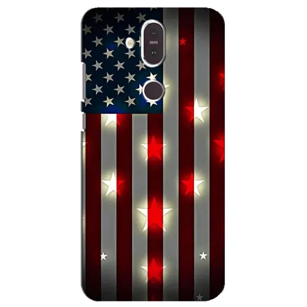 Чехол с рисунком «Флаг США 2» для Nokia 8.1 (2018) Чехол с рисунком «Флаг США 2» для Nokia 8.1 (2018)