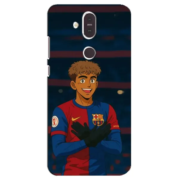 Чехол с рисунком «Футболист Ямаль» для Nokia 8.1 (2018) Чехол с рисунком «Футболист Ямаль» для Nokia 8.1 (2018)