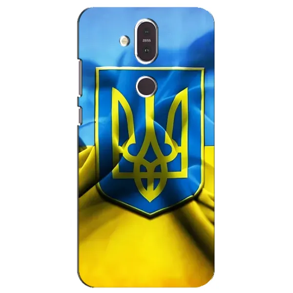 Чехол с рисунком «Герб и Флаг Украины» для Nokia 8.1 (2018) Чехол с рисунком «Герб и Флаг Украины» для Nokia 8.1 (2018)