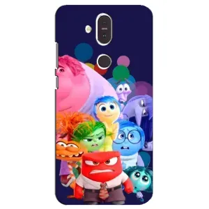 Чехол Головоломка для Nokia 8.1 , Nokia 8 2018 - (AlphaPrint) (Герои головоломки)