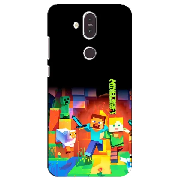 Чехол с рисунком «Герой Майнкрафт» для Nokia 8.1 (2018) Чехол с рисунком «Герой Майнкрафт» для Nokia 8.1 (2018)